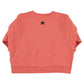 PIUPIUCHICK CORAL WORDED SWEATSHIRT