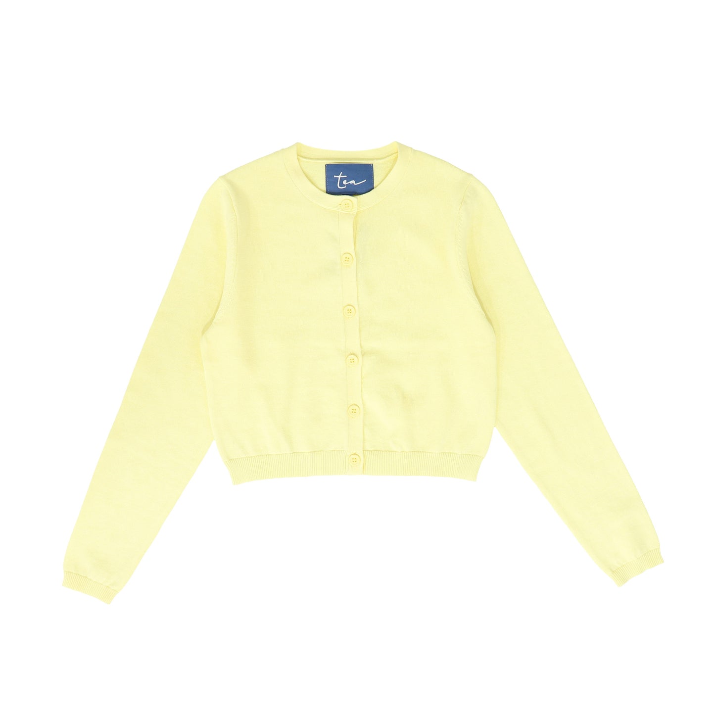 TEA YELLOW KNIT CARDIGAN [FINAL SALE]