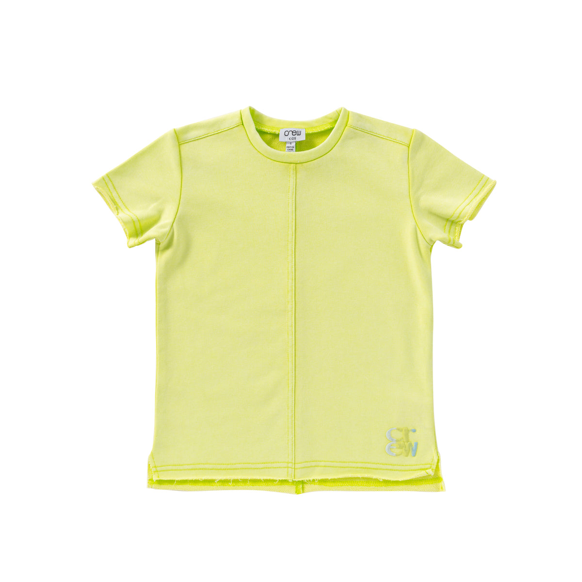 CREW KIDS GREEN WASH TEE [FINAL SALE]