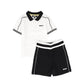 DKNY BLACK/WHITE LOGO STRIPED SET