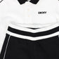 DKNY BLACK/WHITE LOGO STRIPED SET