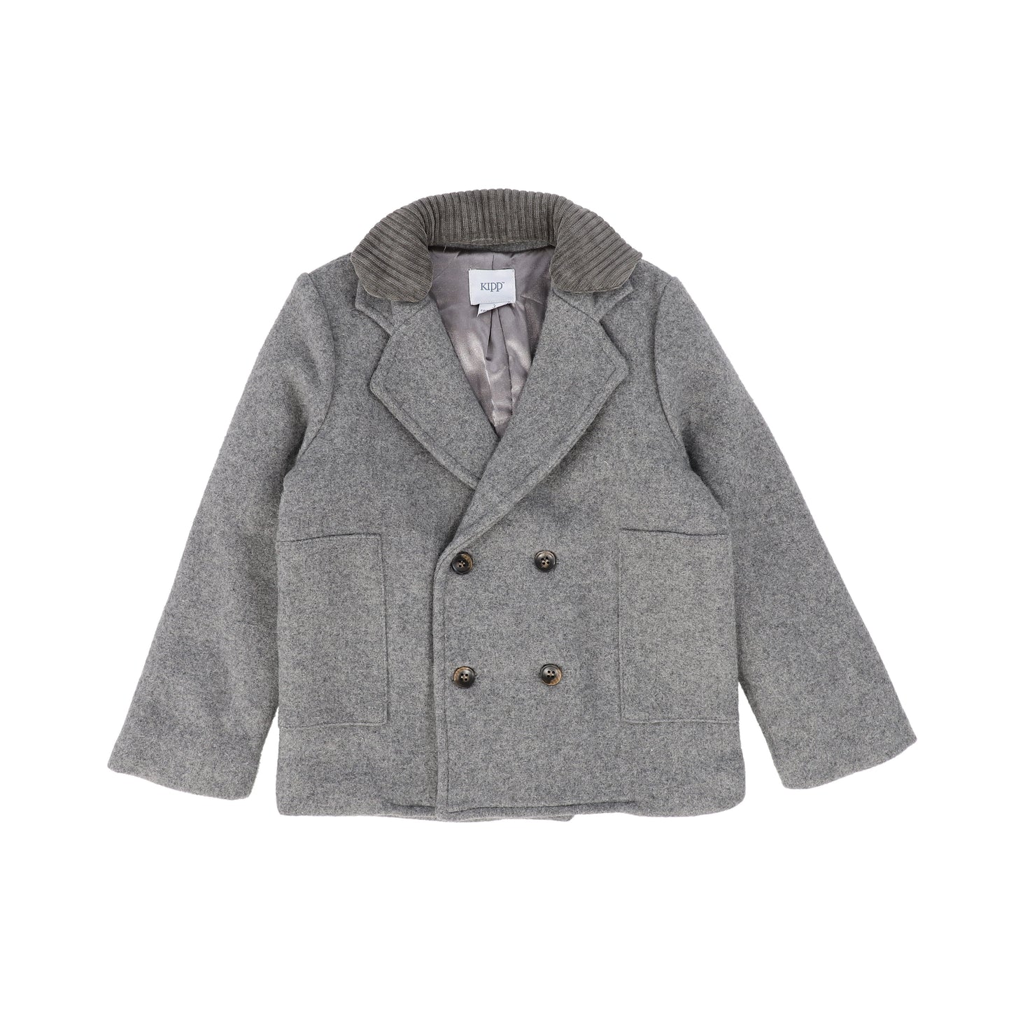 KIPP GREY WOOL PADDED JACKET