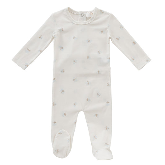 KIPP BLUE BUTTERFLY FOOTIE