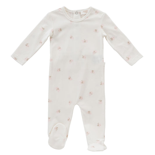 KIPP PINK BUTTERFLY FOOTIE