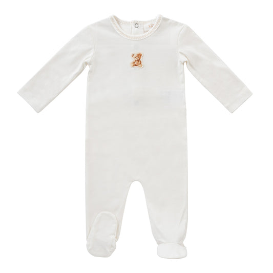 KIPP BIEGE TEDDY PATCH FOOTIE