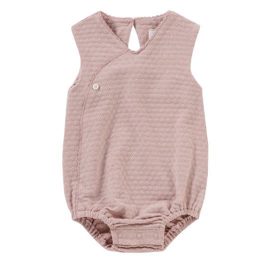 KIPP PINK TEXTURED ROMPER