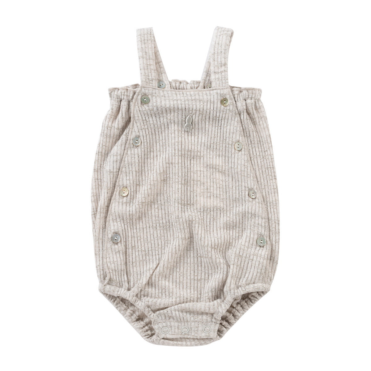 KIPP TAUPE RIBBED ROMPER