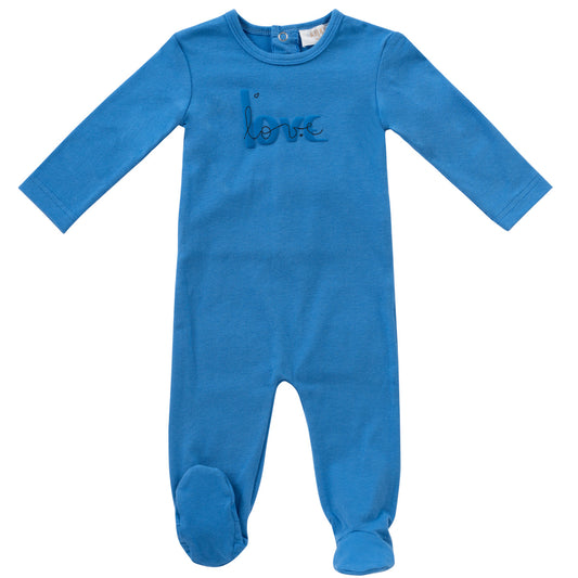 KIPP BLUE WORDED FOOTIE