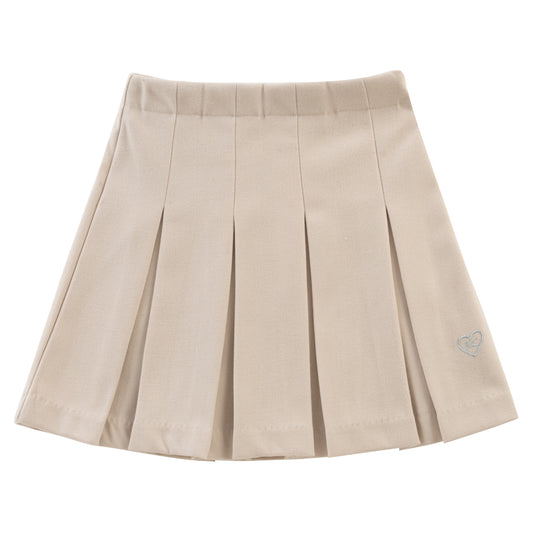 KIPP TAN PLEAT SKIRT