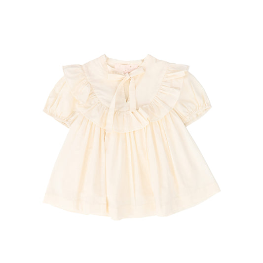 TUTU DU MONDE PALE PINK RUFFLE TRIM BLOUSE