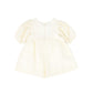 TUTU DU MONDE CREAM PUFF SLEEVE BOW DRESS