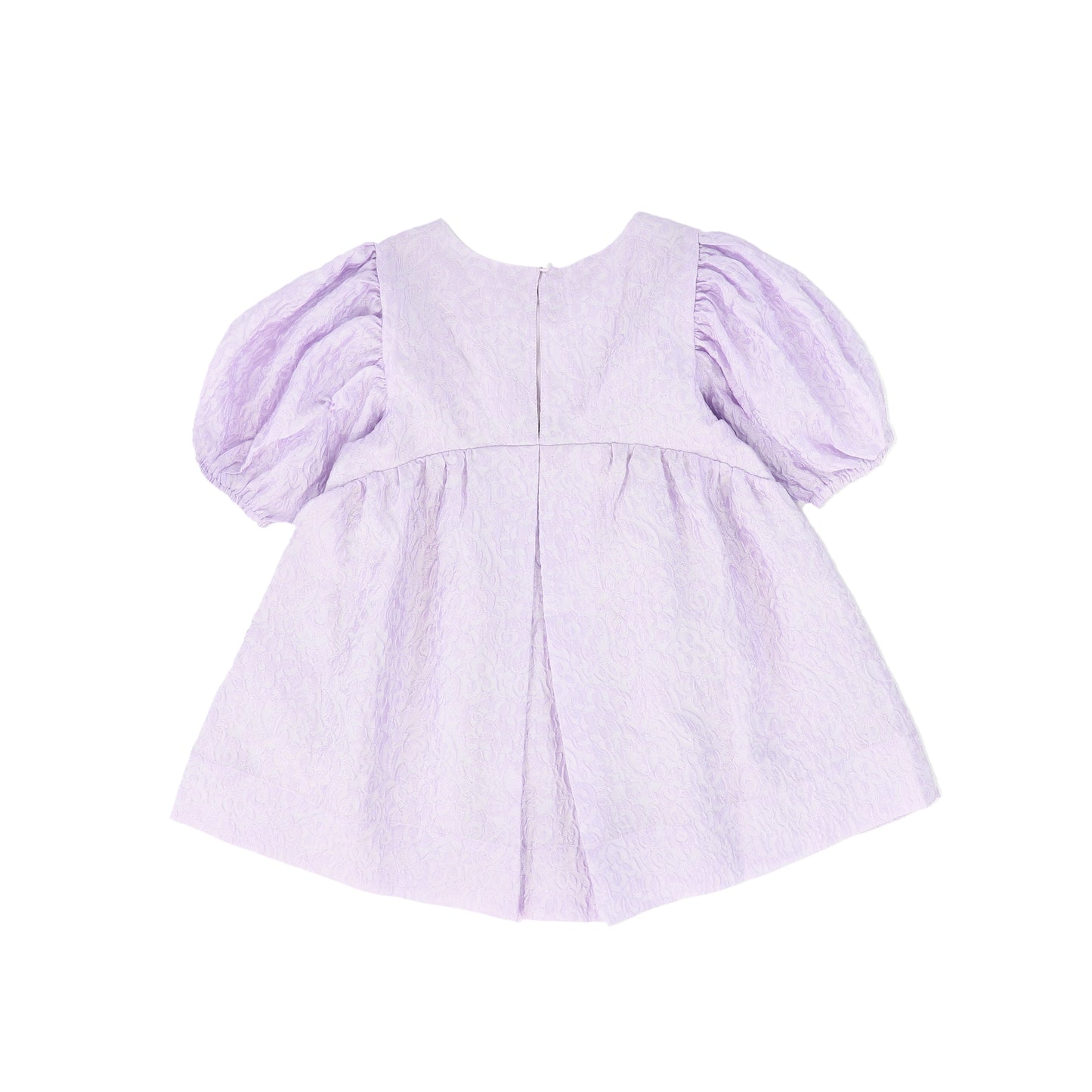 TUTU DU MONDE LAVENDER PUFF SLEEVE BOW DRESS