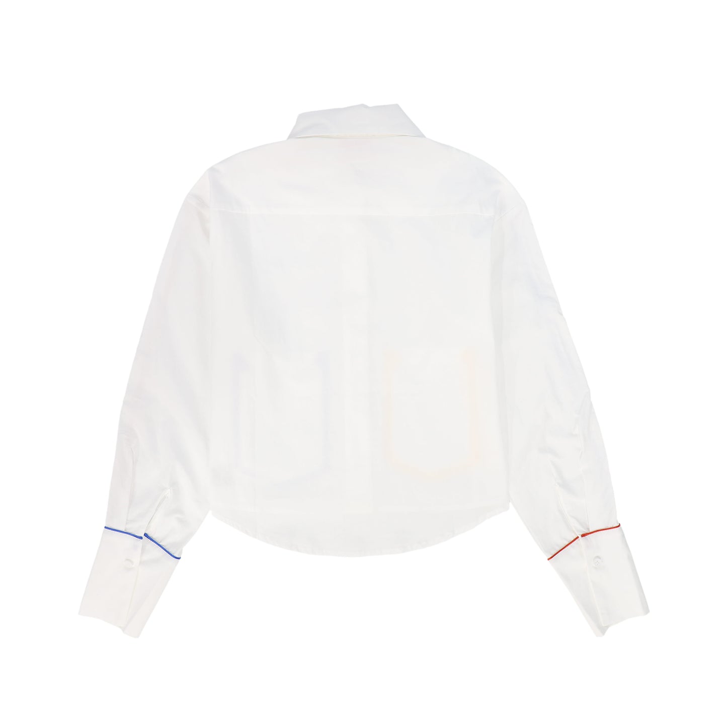 TEEN BOSS WHITE COLORED LINE DETAIL COLLAR SHIRT