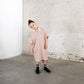 TNTRM PINK CONTRAST MIDI SHIRT DRESS [FINAL SALE]