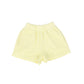 TOCOTO VINTAGE PALE YELLOW TERRY SHORTS