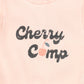 TOCOTO VINTAGE PINK CHERRY RIBBED ONESIE