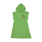 BOPOP GREEN LOGO POCKET DRESS
