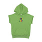 BOPOP GREEN LOGO POCKET HOODED TSHIRT