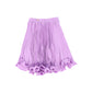 TWINSET LAVENDER PLEATED RUFFLE SKIRT