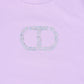 TWINSET LAVENDER LOGO T-SHIRT