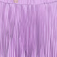 TWINSET LAVENDER PLEATED RUFFLE SKIRT