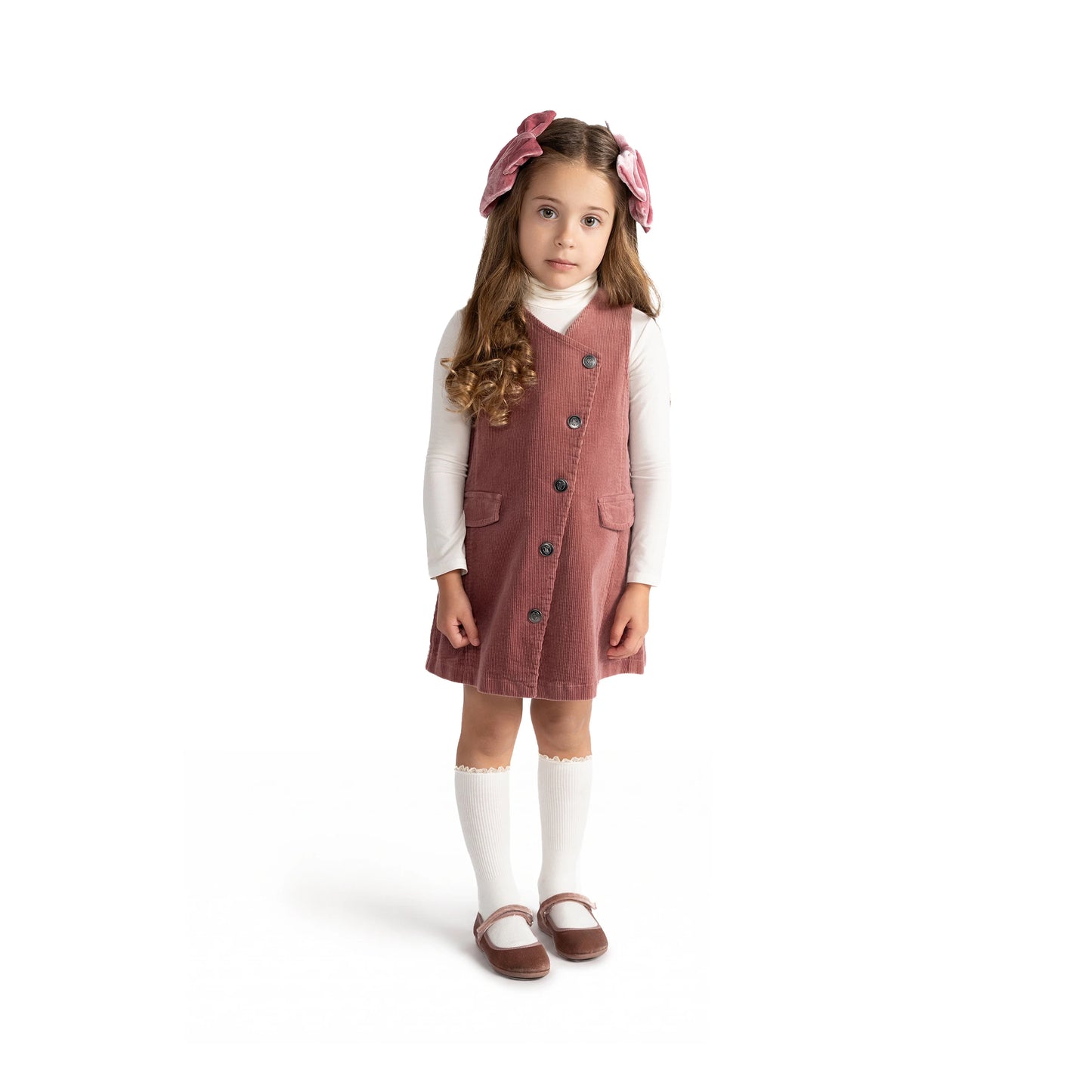 PUVU PIOR PINK CORDUROY JUMPER
