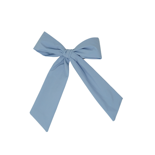 BANDEAU LIGHT BLUE TAFFETA BOW [FINAL SALE]
