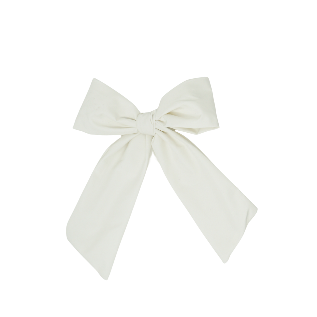 BANDEAU CREAM SHORT TAFFETA BOW [FINAL SALE]