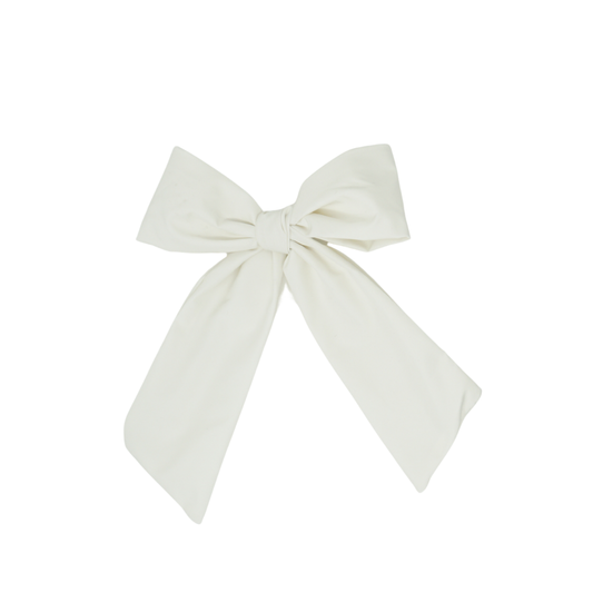 BANDEAU CREAM SHORT TAFFETA BOW [FINAL SALE]