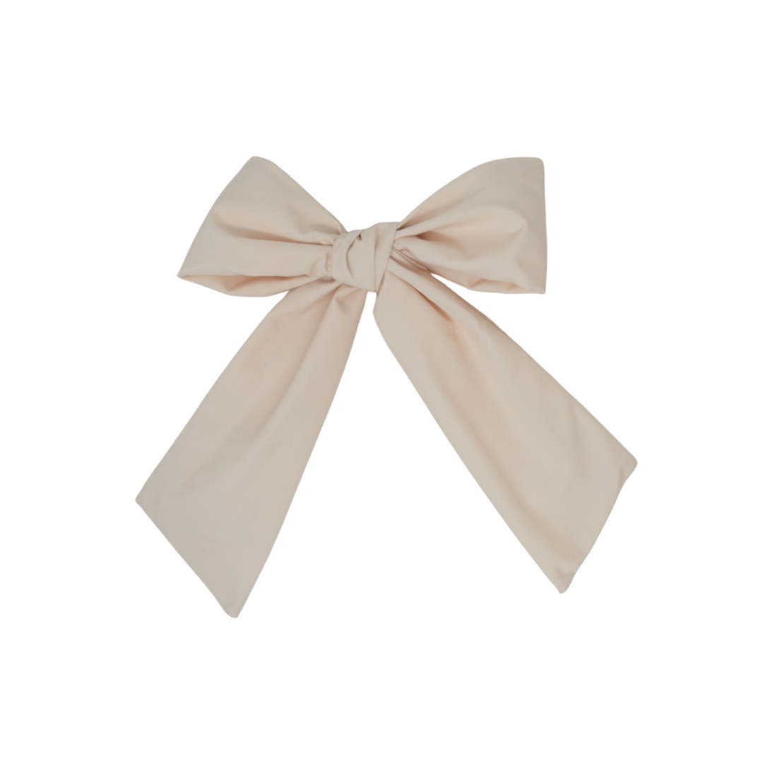 BANDEAU PALE PINK SHORT TAFFETA BOW [FINAL SALE]