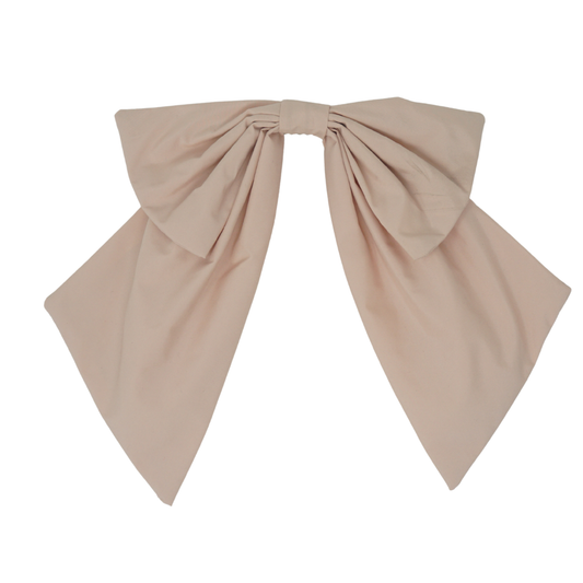 BANDEAU BLUSH PINK TAFFETA OVERSIZED BOW [FINAL SALE]