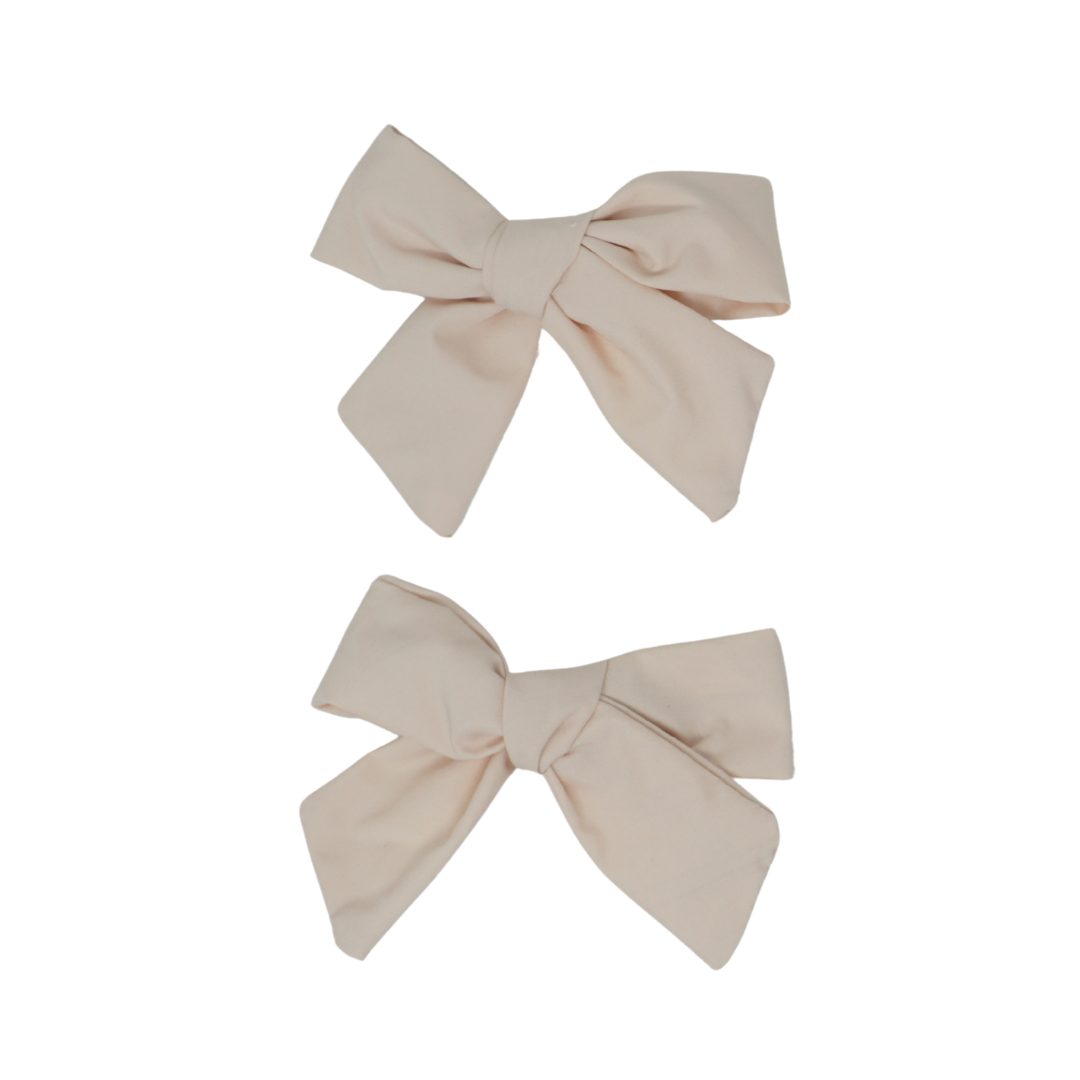 BANDEAU PALE PINK MINI TAFFETA BOW SET [FINAL SALE]