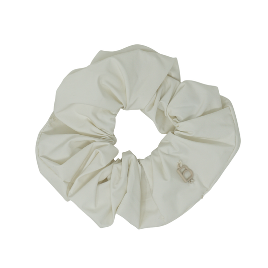 BANDEAU CREAM TAFFETA SCRUNCHIE [FINAL SALE]