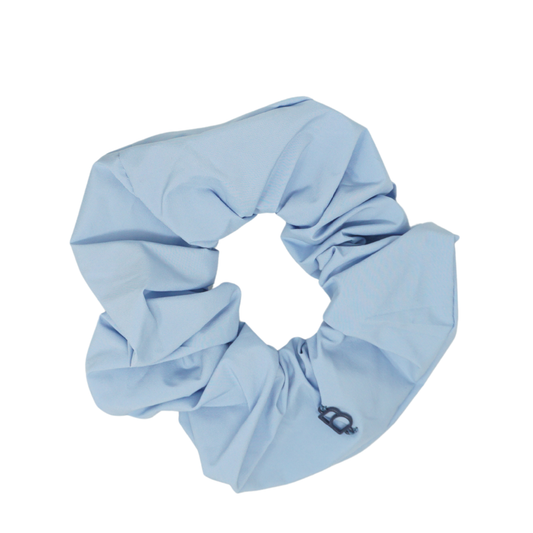BANDEAU LIGHT BLUE TAFFETA SCRUNCHIE [FINAL SALE]