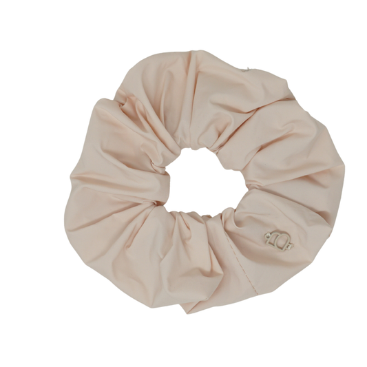 BANDEAU PALE PINK TAFFETA SCRUNCHIE [FINAL SALE]