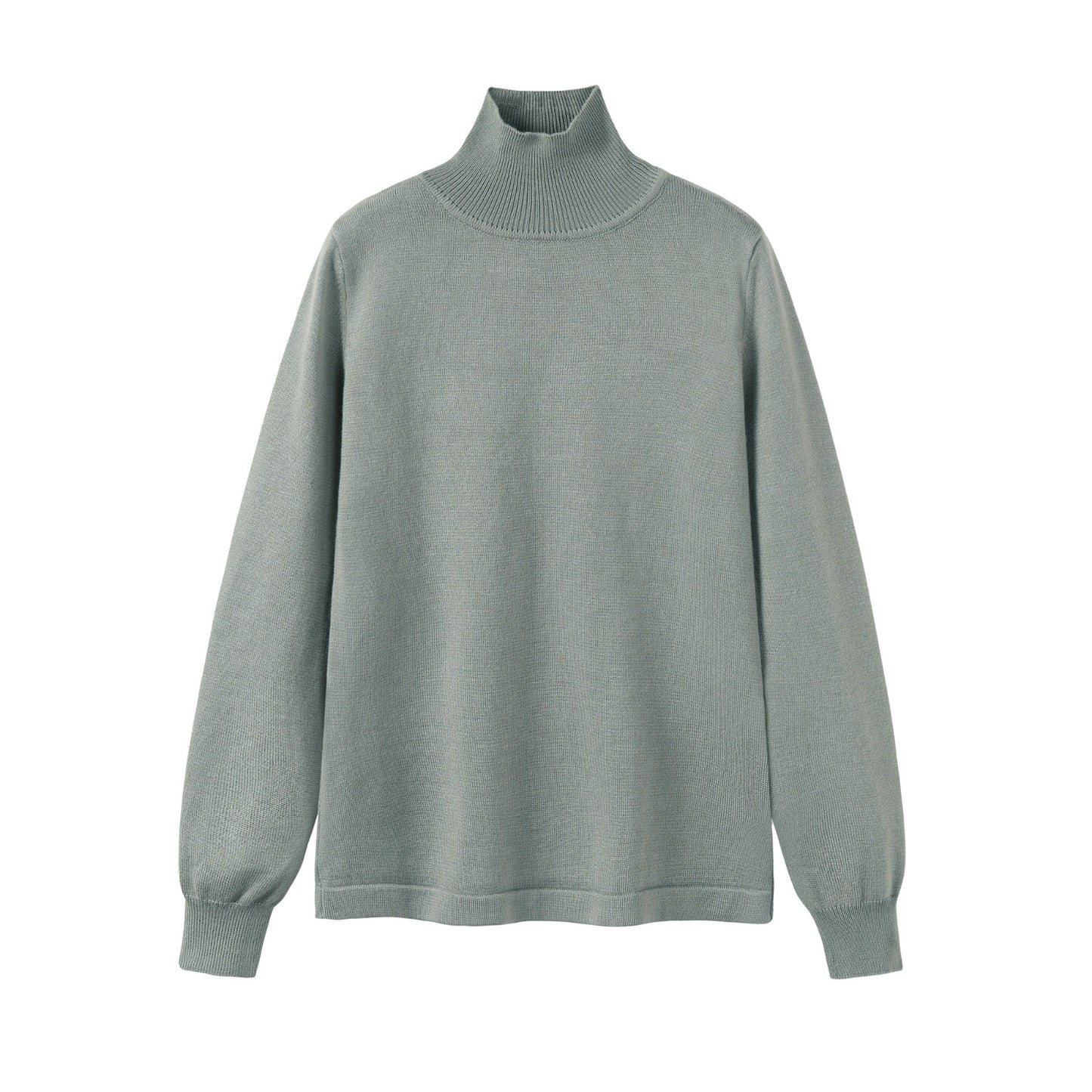 NOUNELLE SAGE GREEN KNIT TURTLENECK