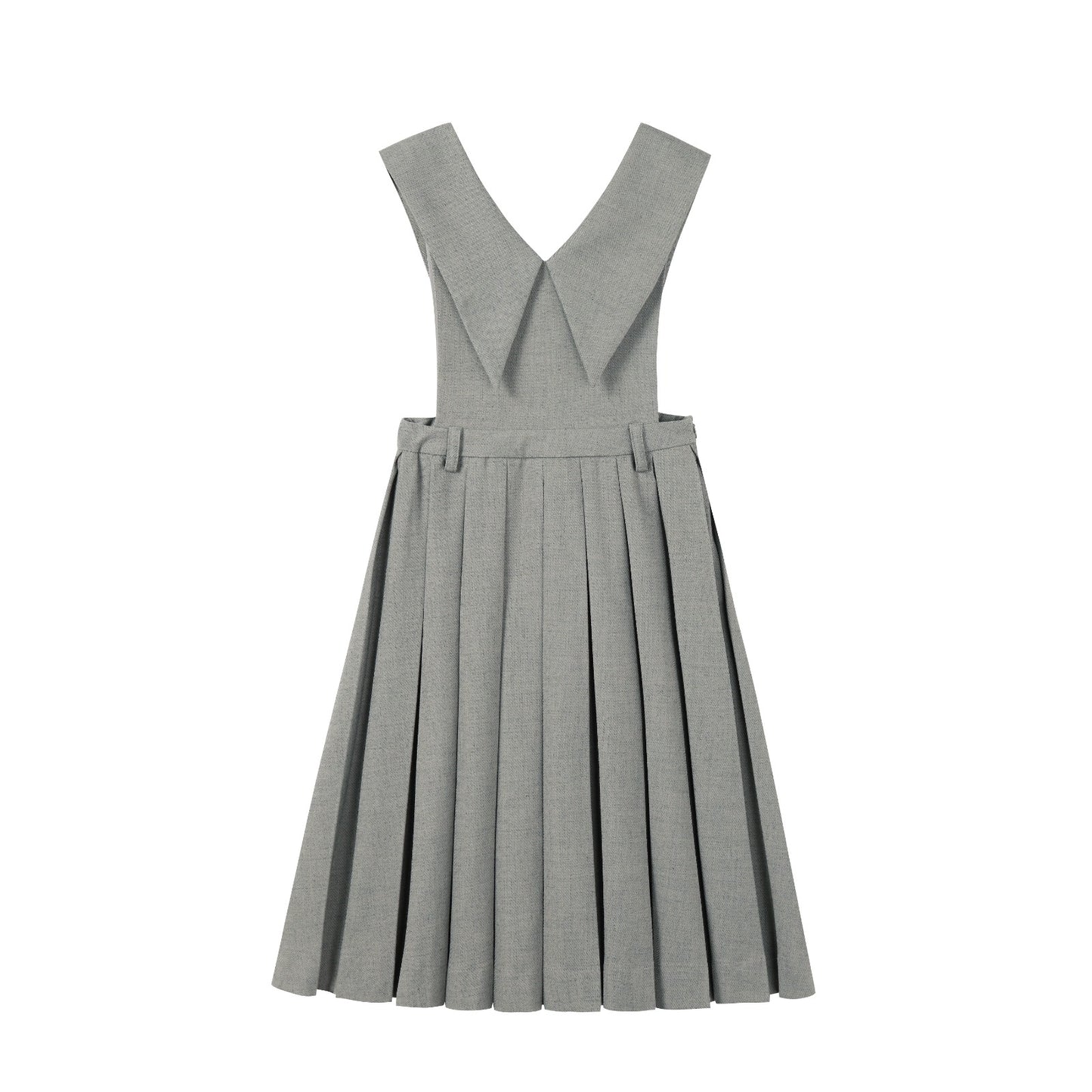 NOUNELLE SAGE SAILOR COLLAR PLEATED JUMPER