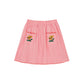 THE CAMPAMENTO PINK FLOWER PATCH SKIRT