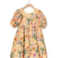 YELL OH FLORAL PUFF SLEEVE DRESS [FINAL SALE]