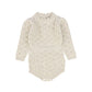 BEBE ORGANIC NATURAL KNIT BRAIDED ROMPER