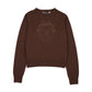 URBAN EDGE BROWN TWO TONE KNIT SWEATER