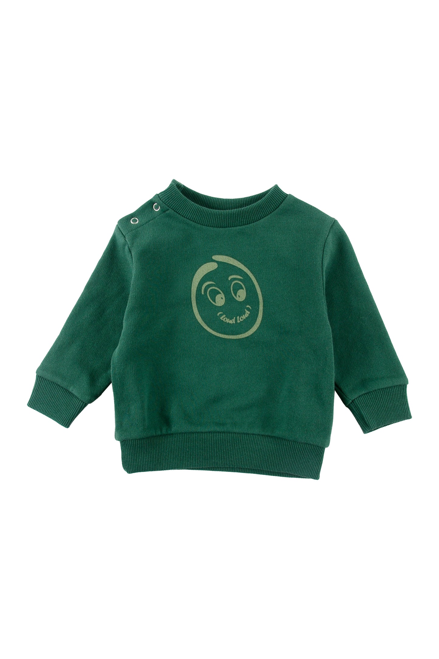 LOUD DARK GREEN LOGO BABY TOP