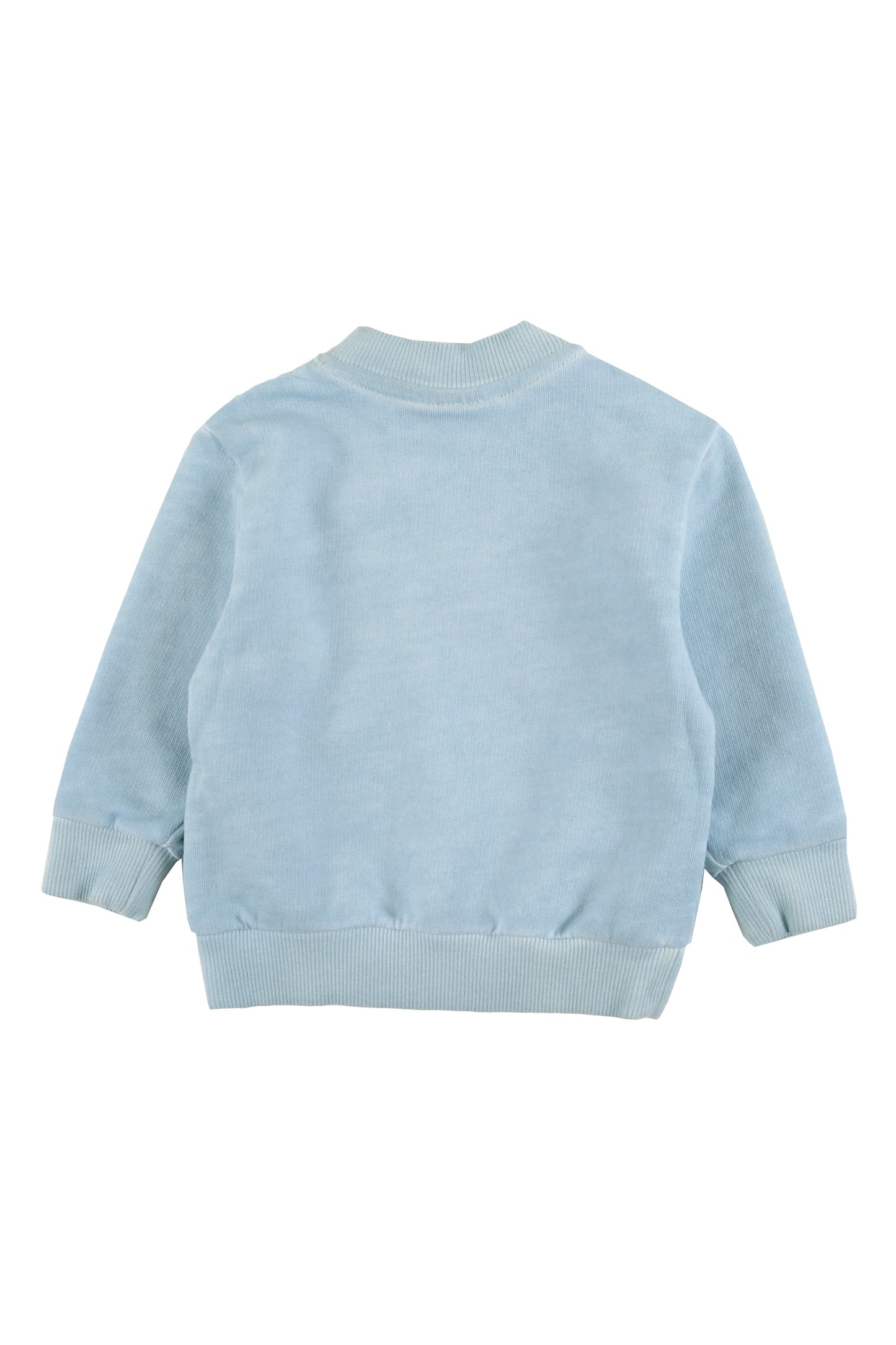 LOUD LIGHT BLUE EYES PATCH BABY TOP [Final Sale]