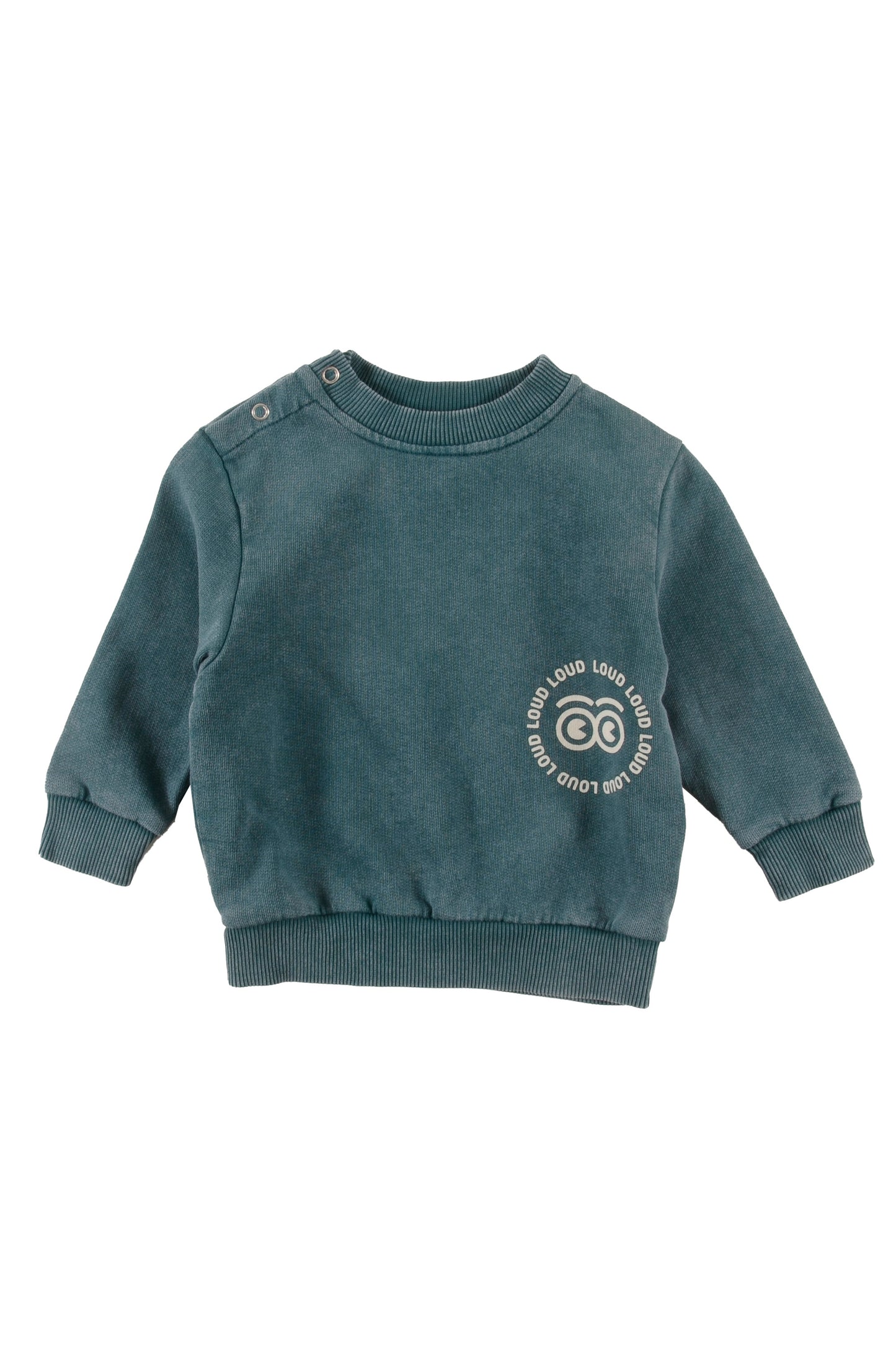 LOUD GREEN TIE DYE LOGO SWEATSHIRT
