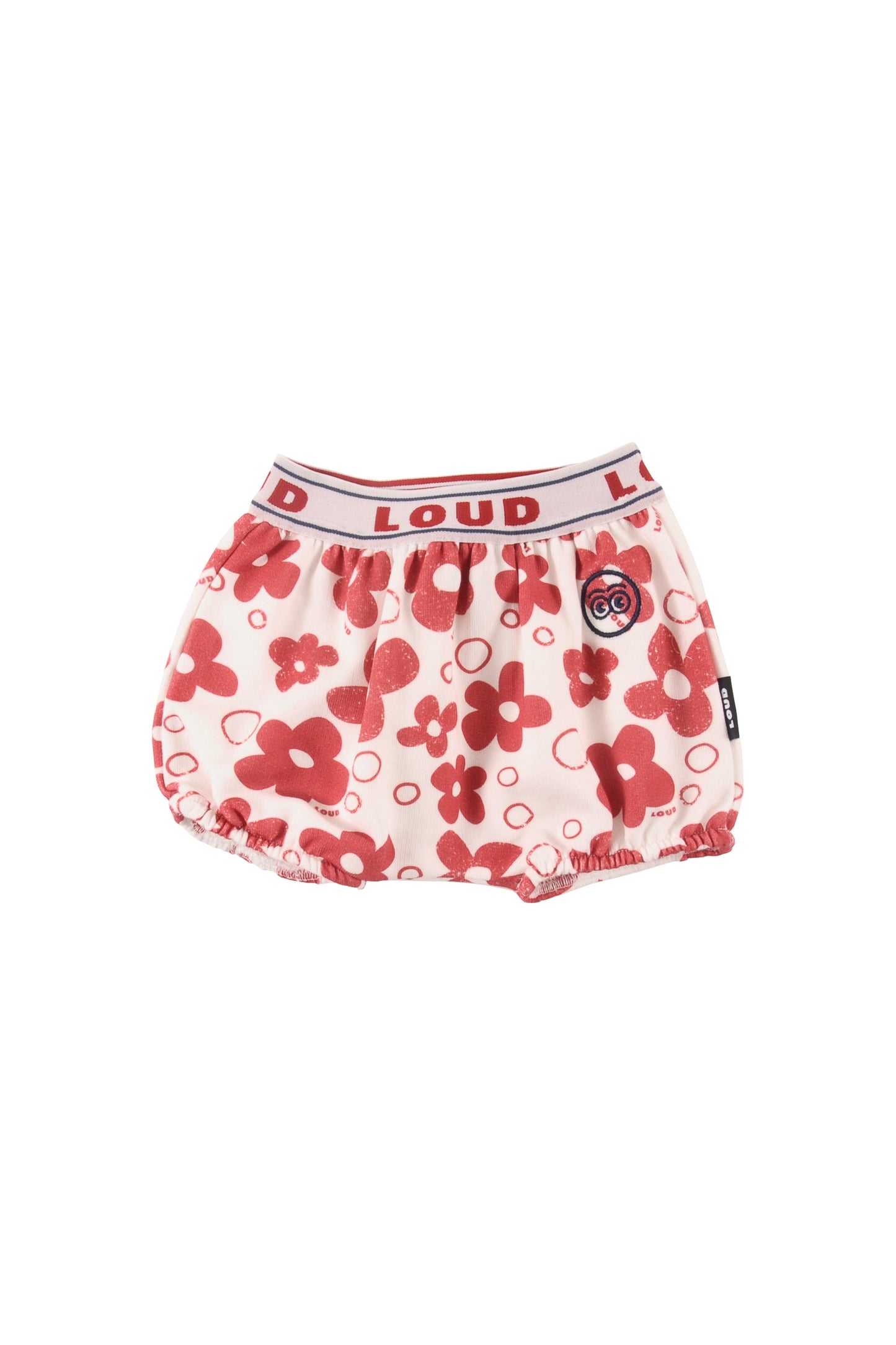 LOUD RED FLOWER PRINT BLOOMER