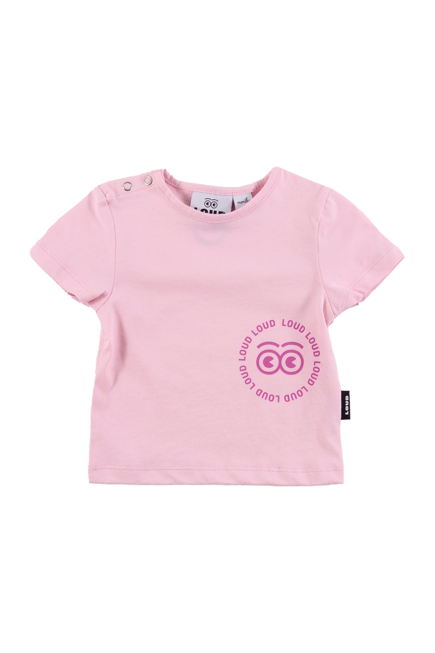 LOUD PINK LOGO T-SHIRT