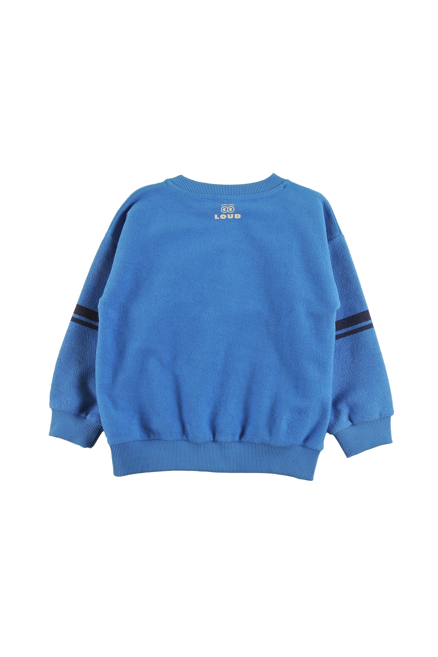 LOUD SEA BLUE CONTRAST STRIPE SKATE SWEATSHIRT