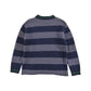 LOUD NAVY STRIPED PATCH SWEATER