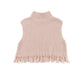 LOUD PALE PINK LOGO FRINGE TOP