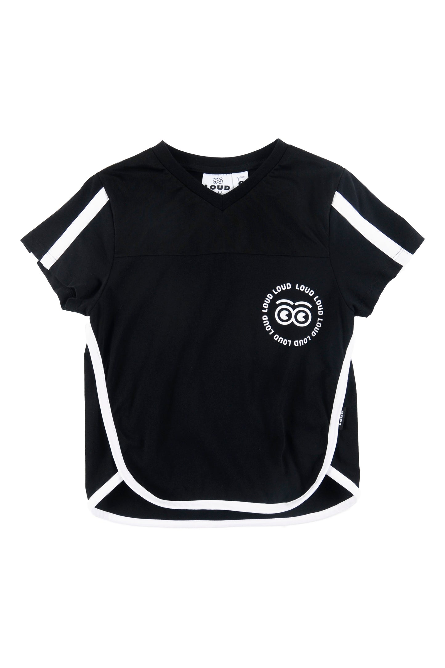 LOUD BLACK/WHITE LOGO T-SHIRT